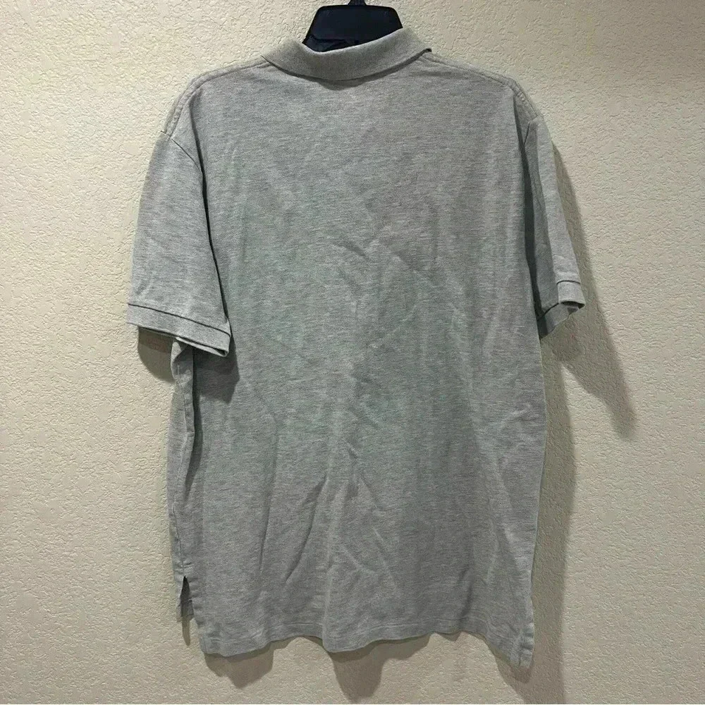 Polo By Ralph Lauren Men’s Cotton Gray Polo Shirt Short Sleeve Size XL Collared